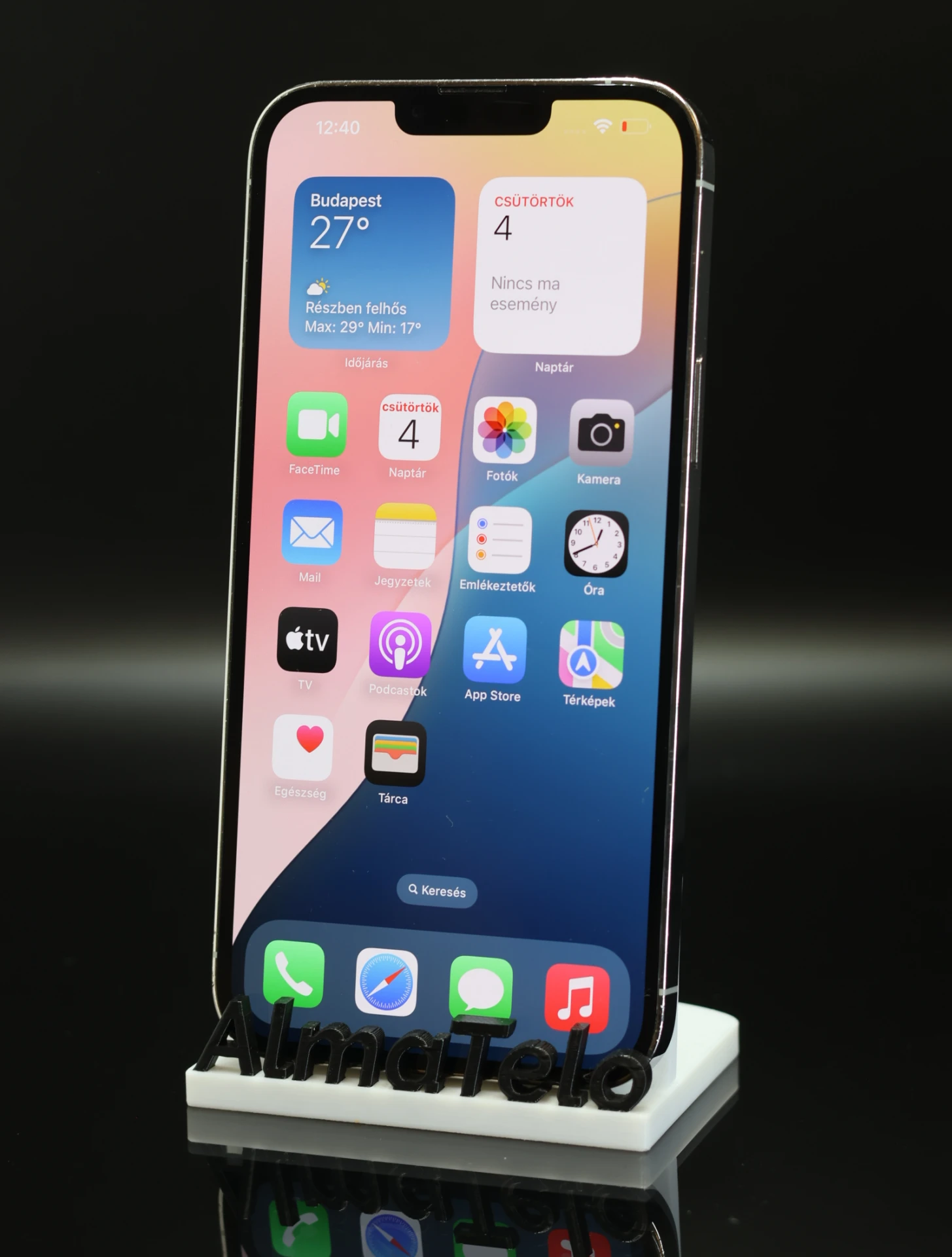 Apple iPhone 13 Pro Max 256 GB Silver 91% 