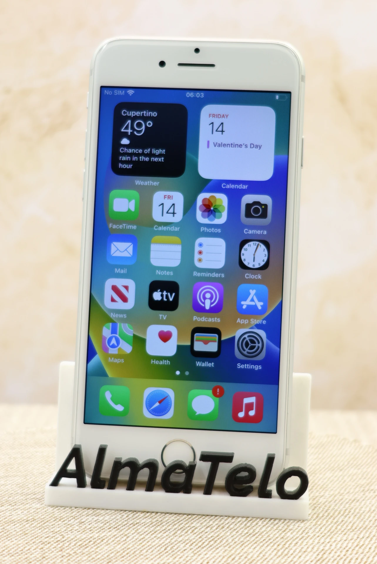 Apple iPhone 8 64 GB Silver 100% 