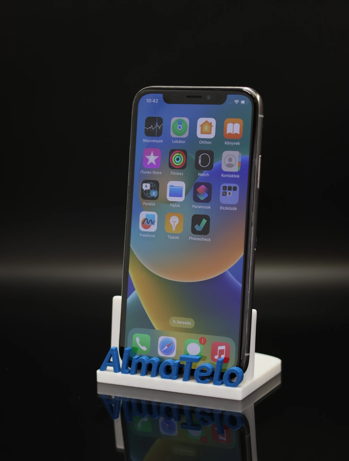 Apple iPhone X 64 GB Silver 100% 