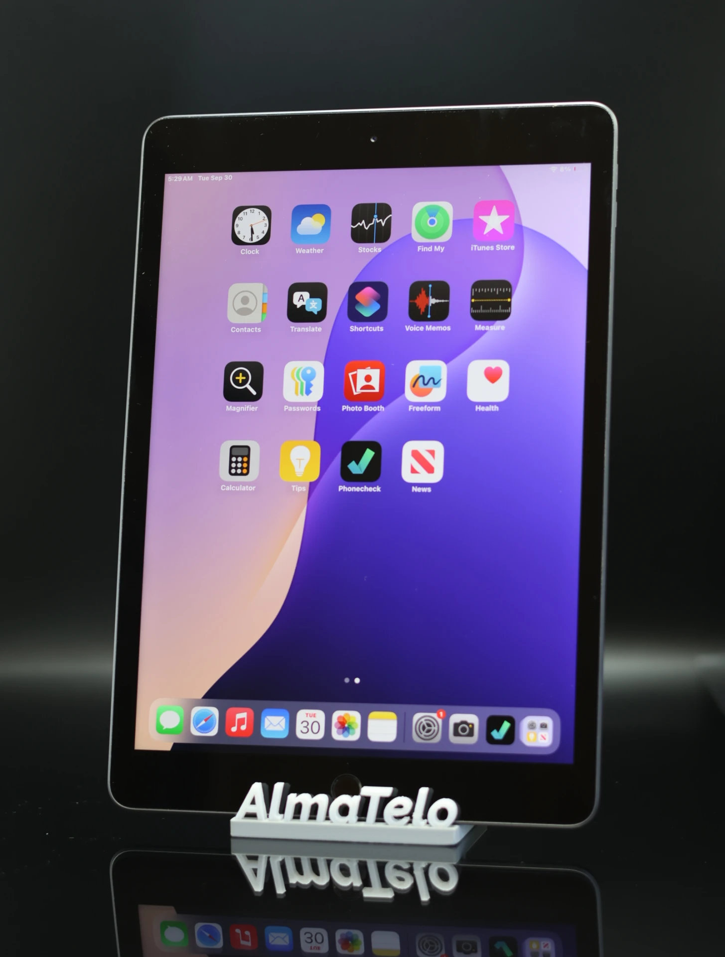 Apple iPad 8 10,2" Wifi A2270 32 GB Space Gray 90% 