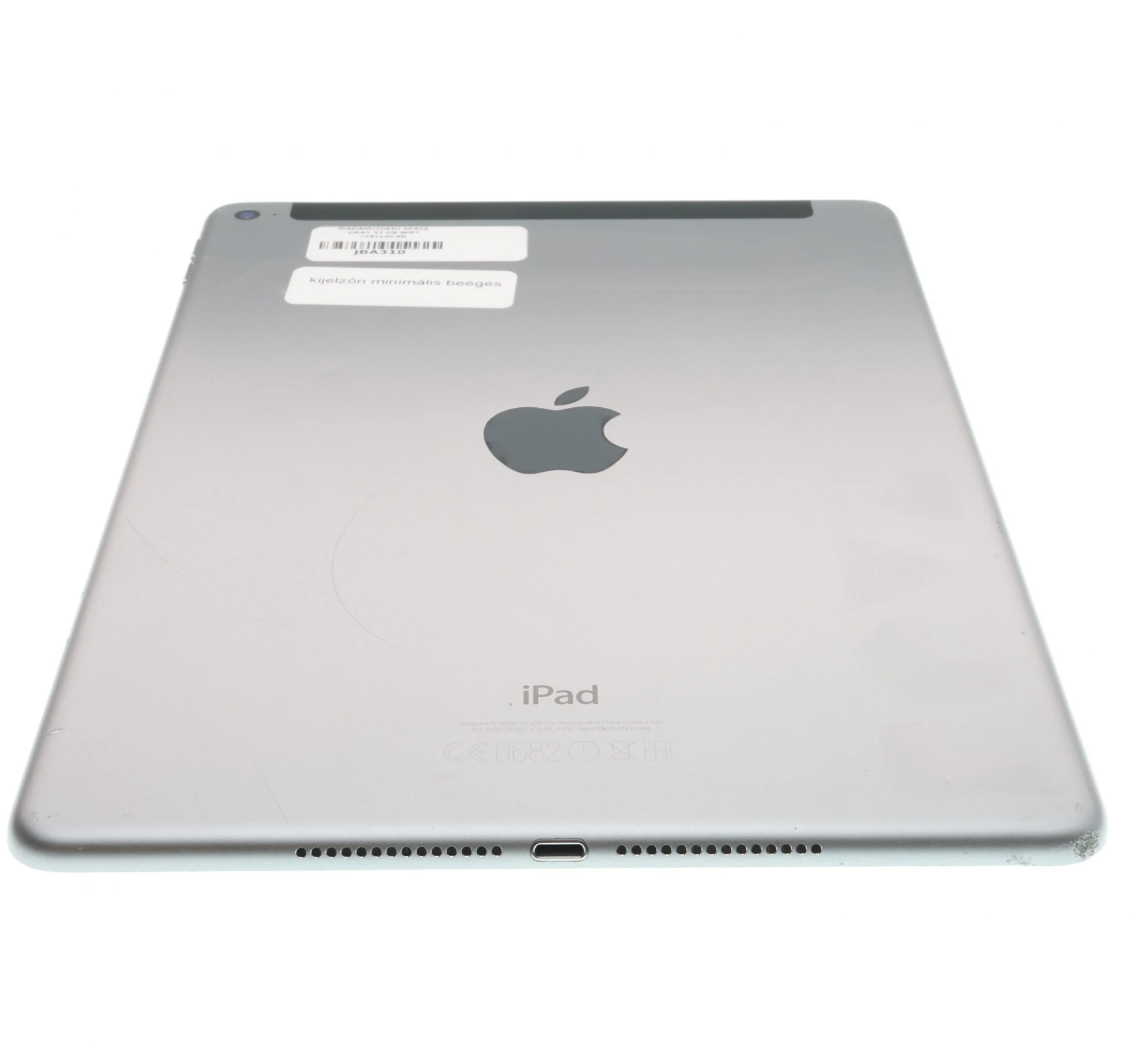 Apple iPad Air 2 9,7" Wifi +Cellular A1567 32 GB Space Gray 