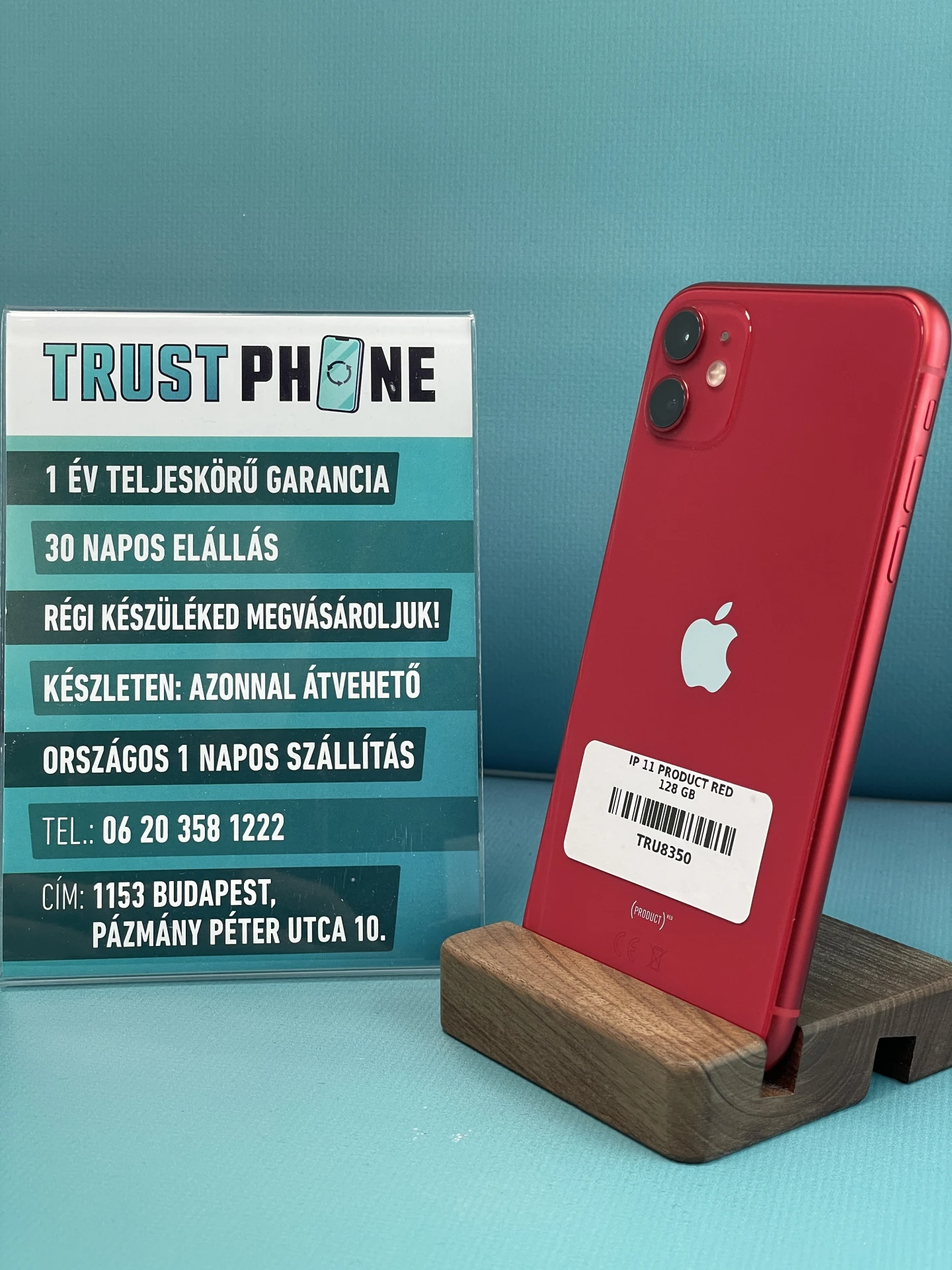 iPhone 11 PRODUCT RED 64 GB - TRU118 - 100% AKKU