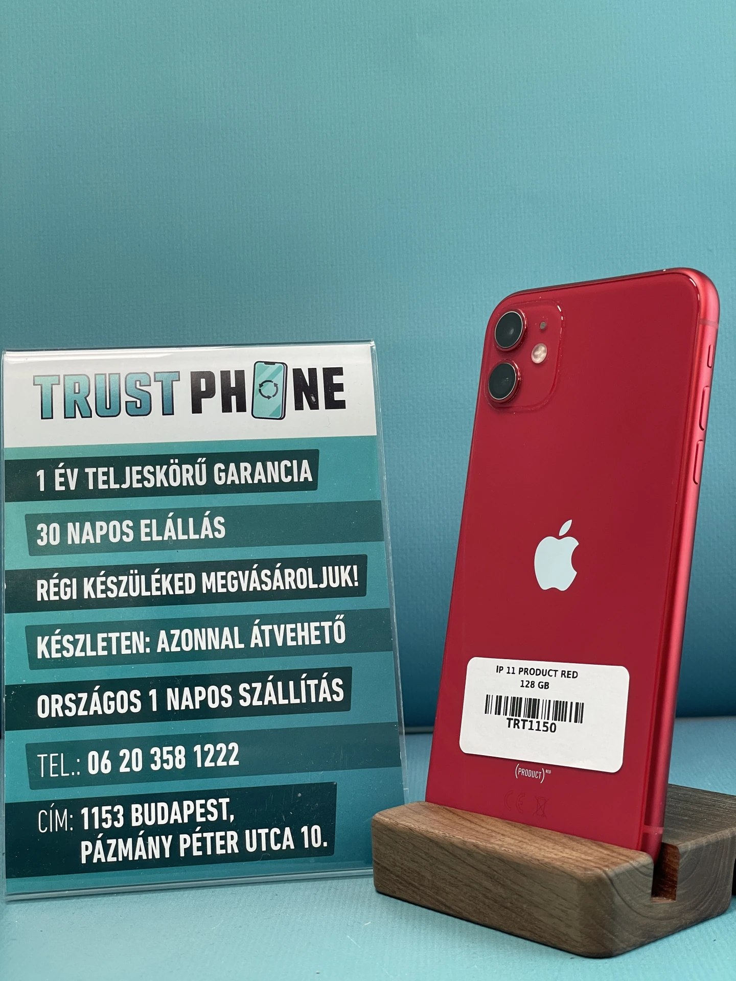 iPhone 11 PRODUCT RED 64 GB - TRT541 - 100% AKKU